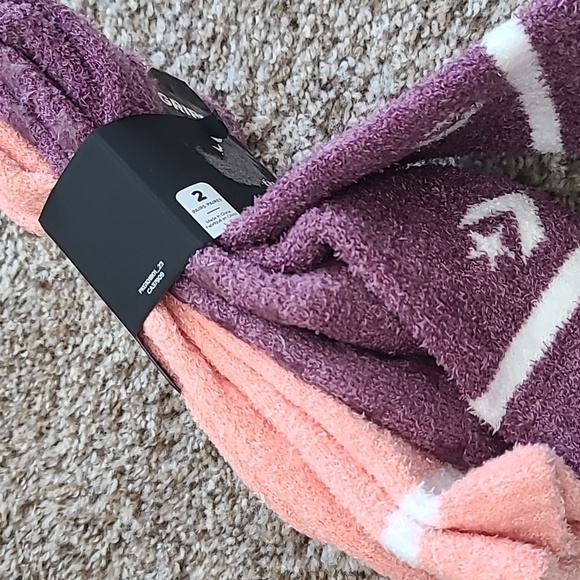 Converse Purple Crew Socks - Picture 4 of 5